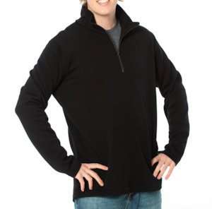Tops: BRASS MONKEY Cape 1/4 Zip Jersey