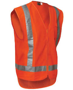 Traffic Management: BISON TTMC-W17 Polyester Vest Orange
