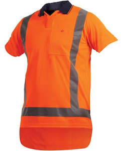 Traffic Management: BISON TTMC-W17 SS  Polyester Polo Orange