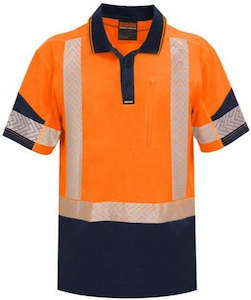 Hi Vis: BISON Quick Dry DN Cotton Back Polo