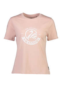Womens Workwear: SWANNDRI Womens Heritage Logo T Shirt Pink