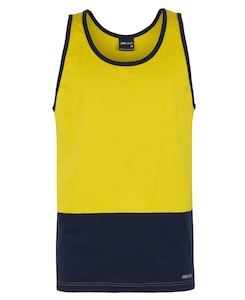 Hi Vis Yellow: JBs Hi Vis Cotton Singlet