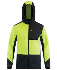 Bison: BISON Hooded Sweatshirt Contrast Yellow/Black