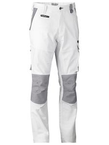 Pants: BISLEY Painters Cargo Pants White