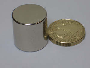 Cylinder Magnets: 20mm Dia x 20mm  |  Pack of 1