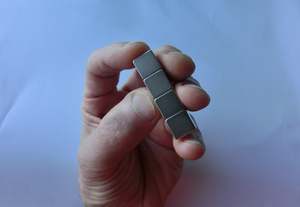 Block Magnets: 12mm Cube Block   |  Pack of 4