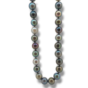 Tahitian Black Pearl Strands: Tahitian Strand Necklace 55cm