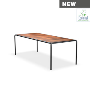 HOUE - AVANTI Table 222x96 cm Black frame, Thermo-Ash Top