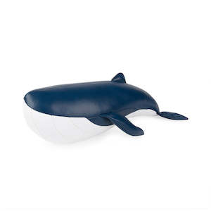 Bookend: Zuny - Whale Wave Midnight Blue Bookend