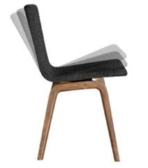 Indoor Dining Chairs: Skovby #811 'Flex' Dining Chair