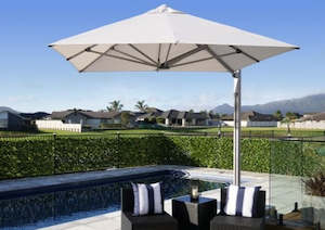 Newly Arrived: Shadowspec Serenity™  2.5m Square Single Canopy Cantilever Umbrella.