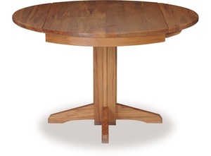 Products: Avondale Round Double Drop-Leaf Dining Table – Rimu