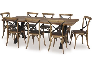 Products: Cross 2200 9-pce Dining Suite