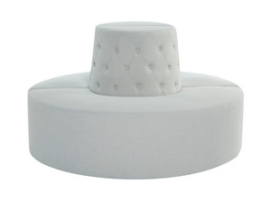 Island Linen Ottoman - Grey darbyandgrey