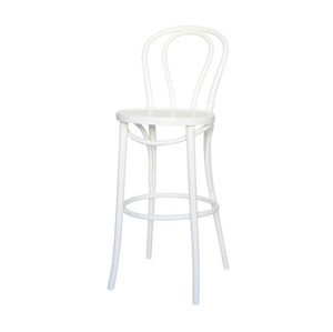 Products: White Bentwood Bar Stool darbyandgrey