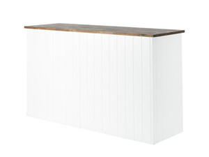 Products: Hamptons Coastal Bar - Wood Top darbyandgrey