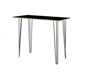 Products: Black Leaner with Black Hairpin Legs darbyandgrey