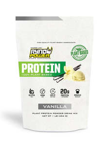 Nutrition - Ryno Power: Ryno Power Protein Plant-Based Vanilla Powder