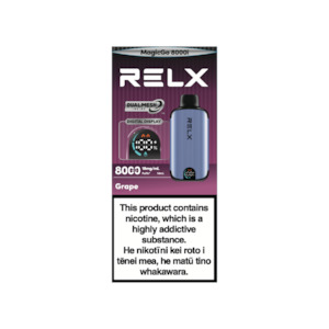 Disposable Single Use: Relx MagicGo 8000 Puffs - Grape