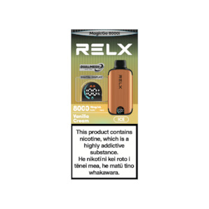 Disposable Single Use: Relx MagicGo 8000 Puffs - Vanilla Cream