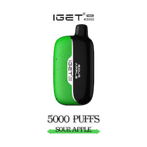Iget Moon 5000 Puffs - Sour Apple