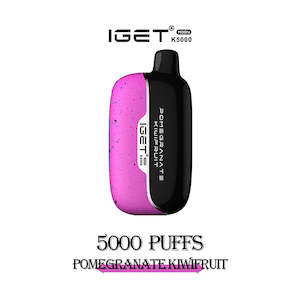 Disposable Vapes: Iget Moon 5000 Puffs - Pomegranate Kiwifruit