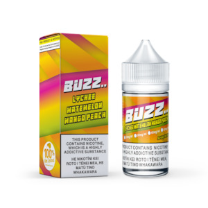 E Liquids: Buzz Salts 30mg - Lychee Watermelon