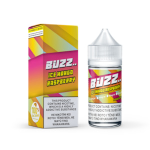 E Liquids: Buzz Salts 30mg - Mango Raspberry