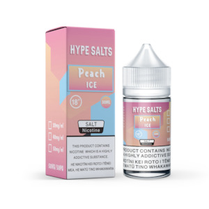 E Liquids: Hype Salts - Peach ice