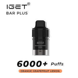 Iget Bar Plus: Iget Bar Plus Replacement Pod - Orange Lemon