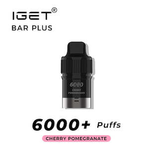 Iget Bar Plus: Iget Bar Plus Replacement Pod - Cherry Pomegranate