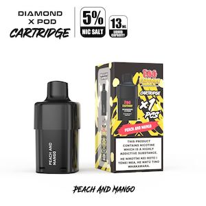 Diamond X Pod Kit Prefilled Pods- Peach & Mango
