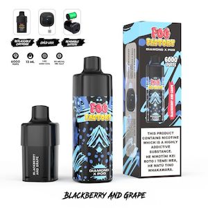 Fog Factory: Diamond X Pod Kit- Blackberry & Grape