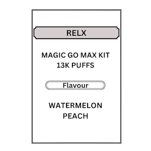 Magicgo Max Kit 13000 Puffs: RELX MAGICGO MAX KIT 13000 PUFFS