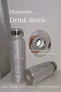 Accessories: D0005 Diamante Thermo Drink Bottle