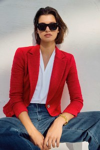 Jacket: 251239  Fitted Summer Blazer