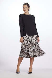 All Sale Items: 9043A Flared Hem Skirt