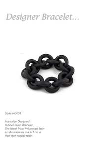 Accessories Bags: HG001 Chain Link Rubber Bracelet
