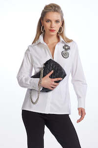 Paula Ryan Collection: 9034 Fitted Bling Shirt