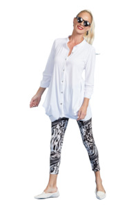 The Shirt Collection: 7902B HitchedcFront 3/4 Sleeve Shirt