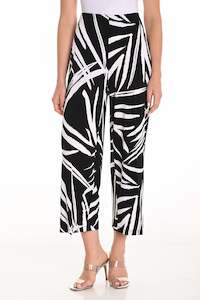 251128 Bamboo Print Crop Wide Leg Pant