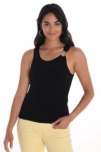 251009 Buckle Strap Sleeveless Top