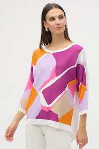 252927 Colour Block Relaxed Fit Sweater