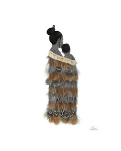 Hine Te Iwaiwa and Tangaroa a kiukiu. Muka trim kākahu Darlington Paku