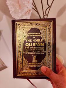 Darussalam: The Noble Quran, English translation, small size