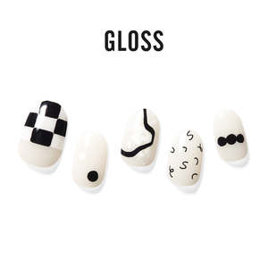 [ONE SUMMER NIGHT] GLOSS GEL NAIL STICKER - UNIQUE DRAWING