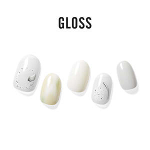 [COLORFUL LATTE] GLOSS GEL NAIL STICKER - GREEN TEA LATTE