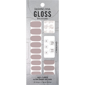 [AUTUMN CLOSET BIG STONE] GLOSS GEL NAIL STICKER - QUIET MOMENT