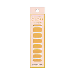 [GLOSS MY COLOUR] GLOSS GEL NAIL STICKER - MELLOW YELLOW