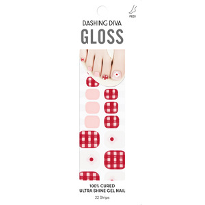 Gloss: [SUMMER PEDICURE MASS] GLOSS GEL PEDI STICKER - PICNIC